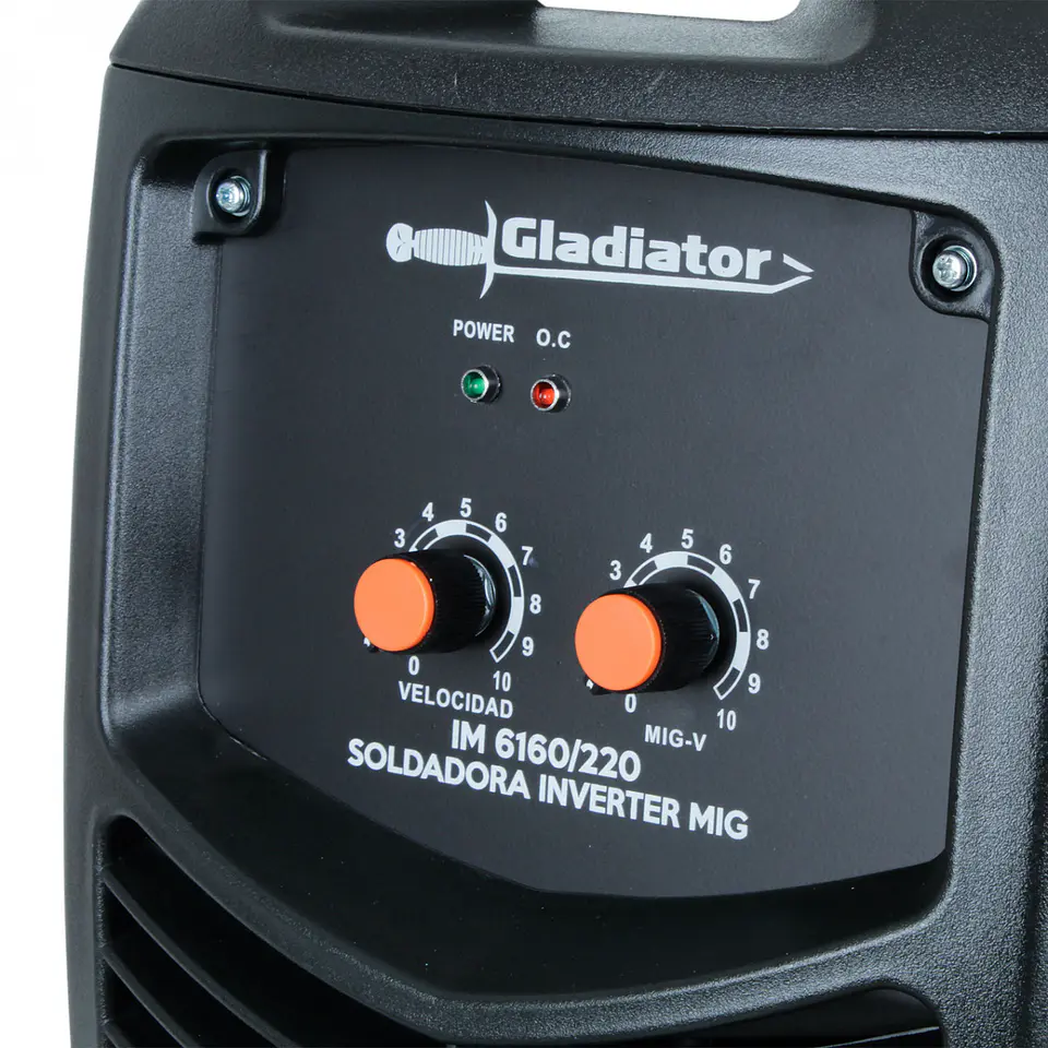Soldadora inverter MIG Gladiator IM6160/220 – 160 A 9
