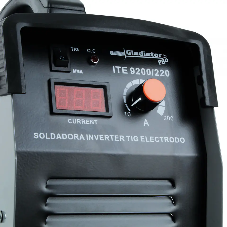 Soldadora inverter TIG alta frecuencia Gladiator ITE 9200/2 – 200 A 4