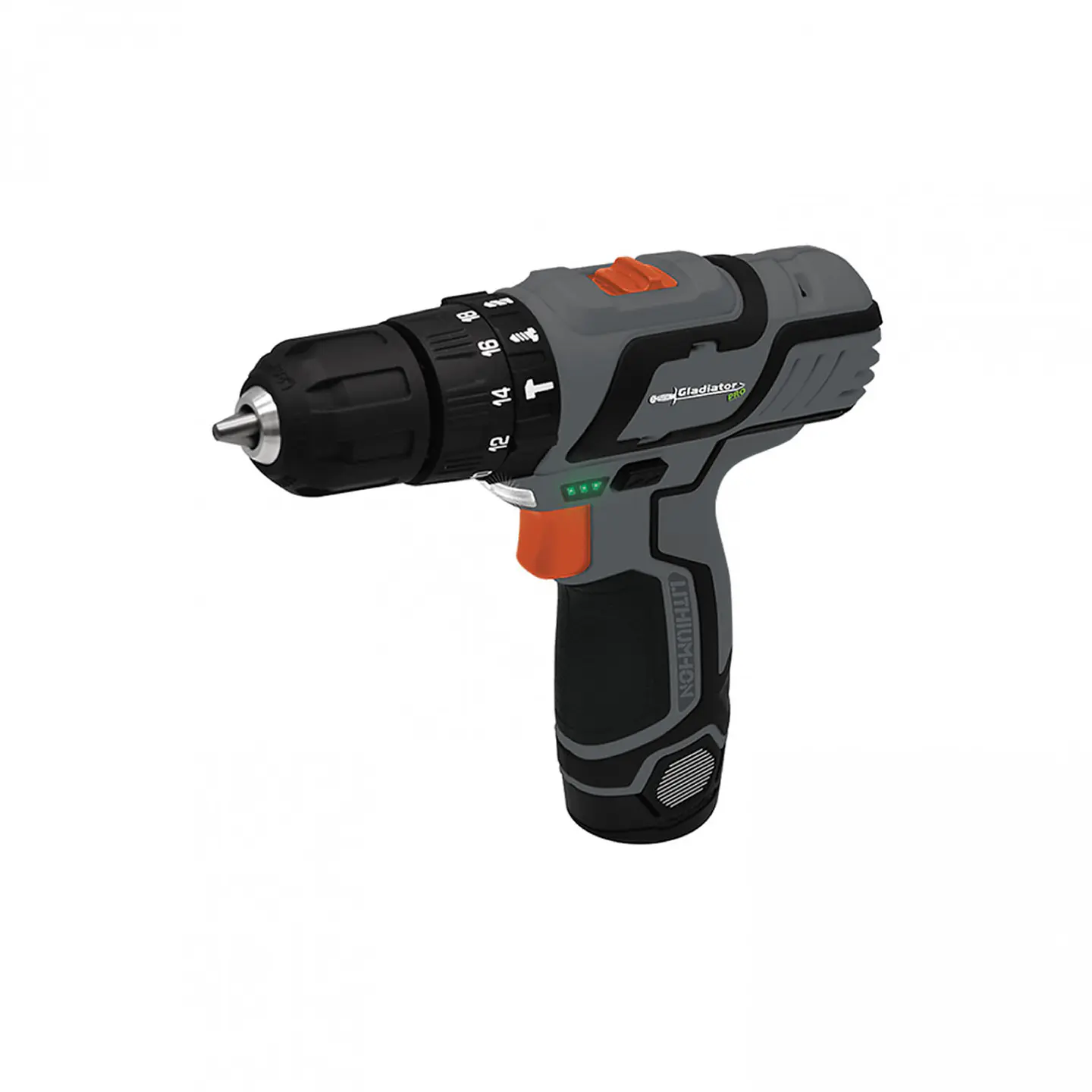 Kit taladro inalámbrico Gladiator TP 810/12 K2 – 12 V, 10 mm, 2 baterías 1
