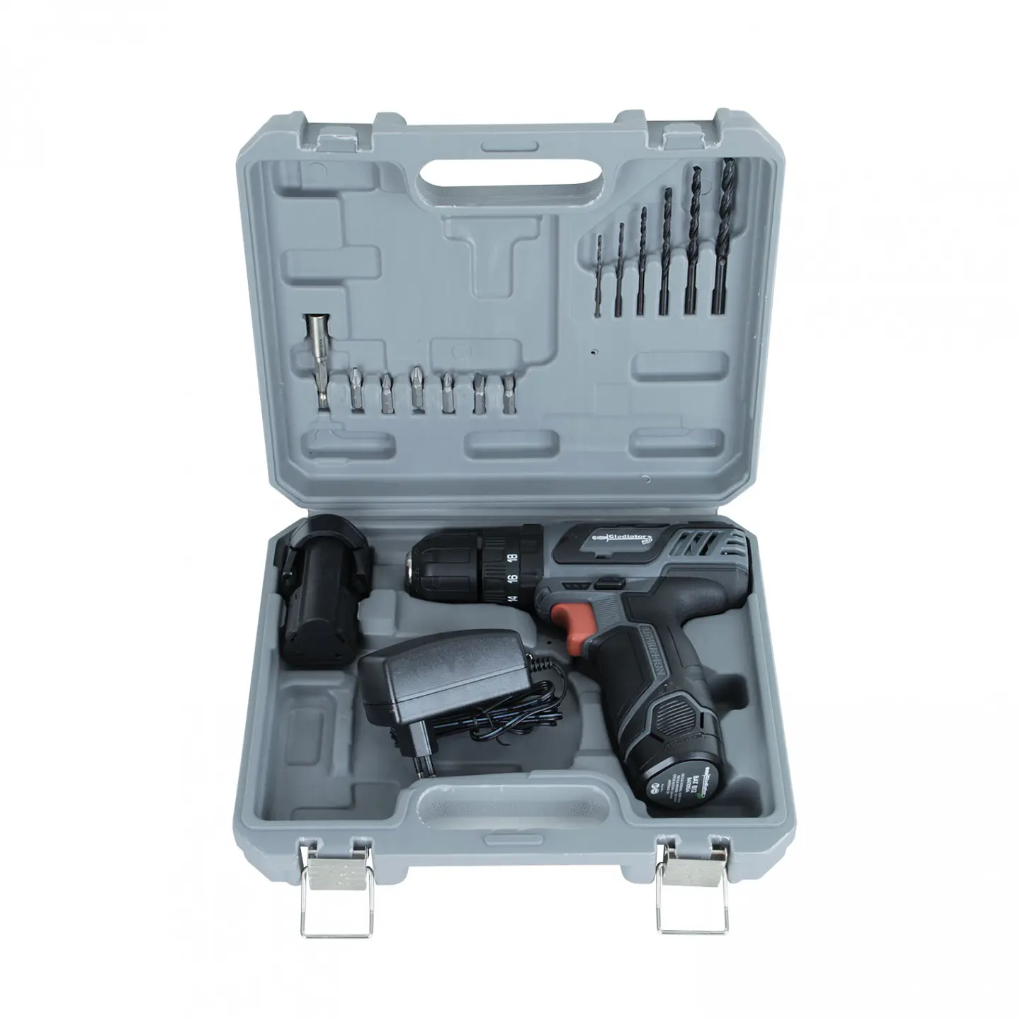 Kit taladro inalámbrico Gladiator TP 810/12 K2 – 12 V, 10 mm, 2 baterías 8
