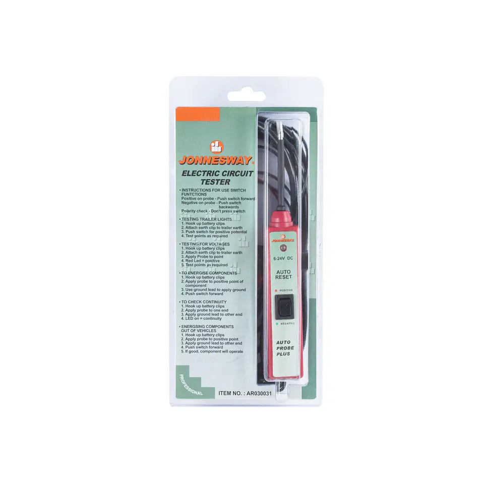 Probador de circuitos eléctricos Jonnesway AR030031 – 6 a 24 V 3