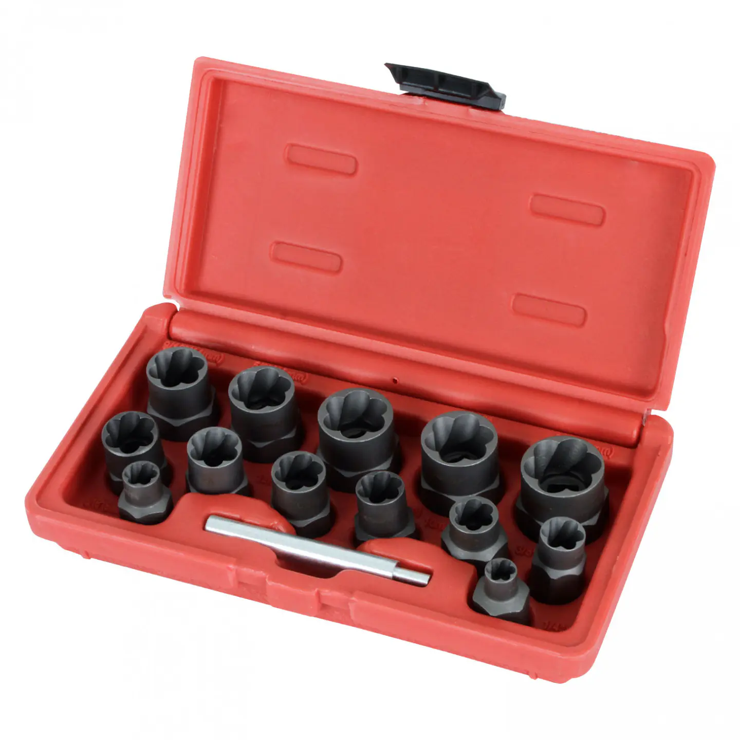 Juego extractor de pernos rodados Jonnesway AN040079 – 13 piezas, 3/8 pulgadas 1