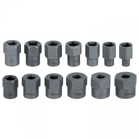 Juego extractor de pernos rodados Jonnesway AN040079 – 13 piezas, 3/8 pulgadas
