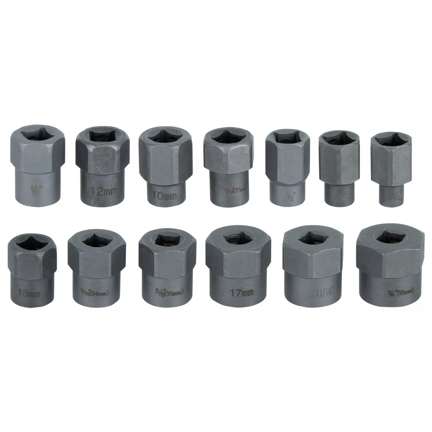 Juego extractor de pernos rodados Jonnesway AN040079 – 13 piezas, 3/8 pulgadas 2
