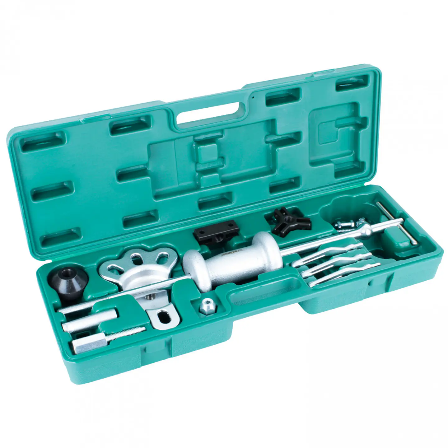 Martillo extractor deslizante Jonnesway AE310010 con accesorios 1