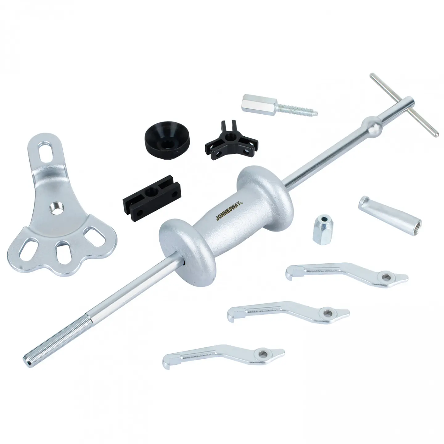 Martillo extractor deslizante Jonnesway AE310010 con accesorios 2