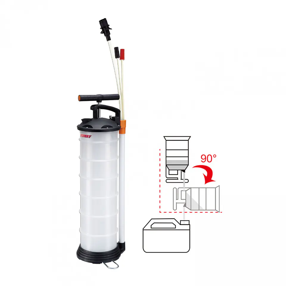 Aspirador manual de aceite usado Jonnesway AE300061 – 6,5 litros 6