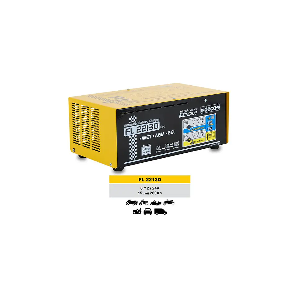 Cargador de baterías Deca FL2213 – 319800 1