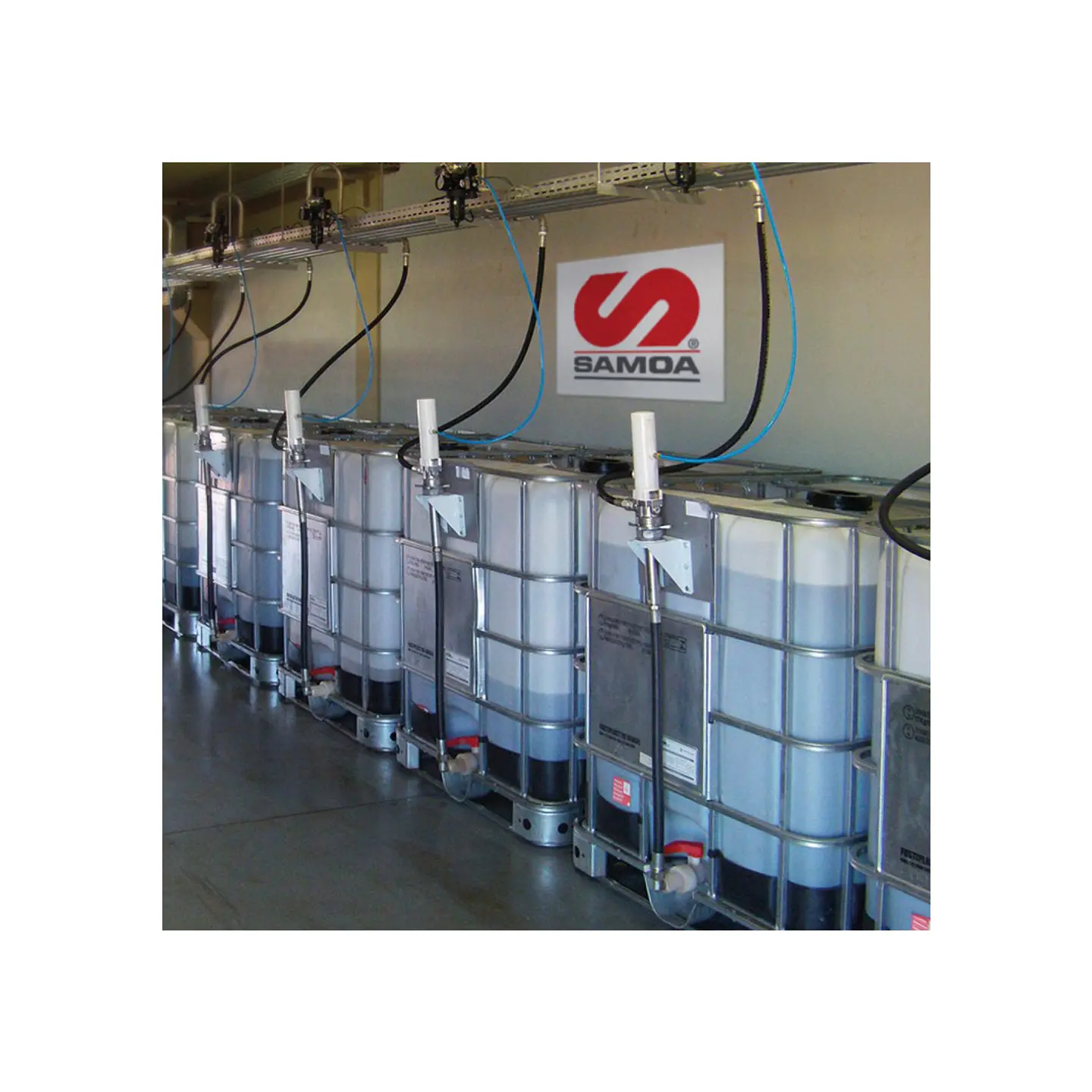Bomba neumática de aceite Samoa PM2 354120 – 3:1 para bidón de 205 L 6