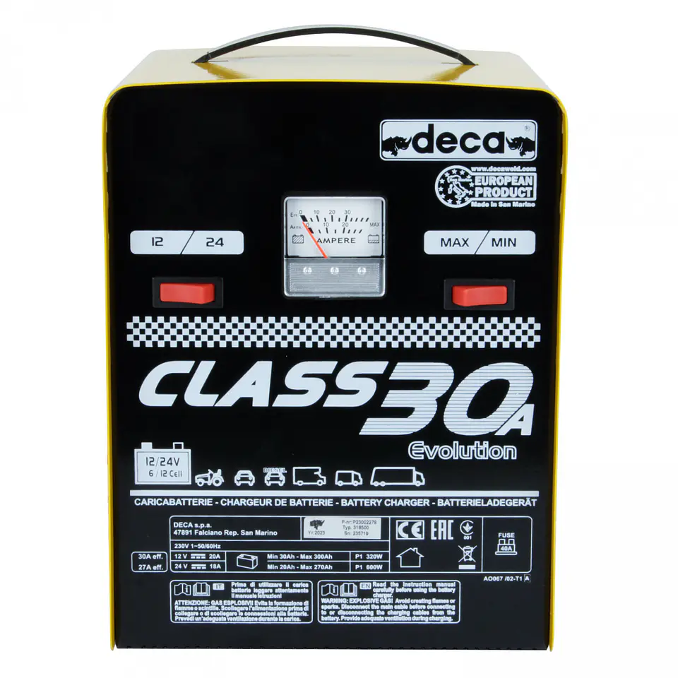 Cargador de baterías Deca Class 30 – 318500, 12/24 V 3