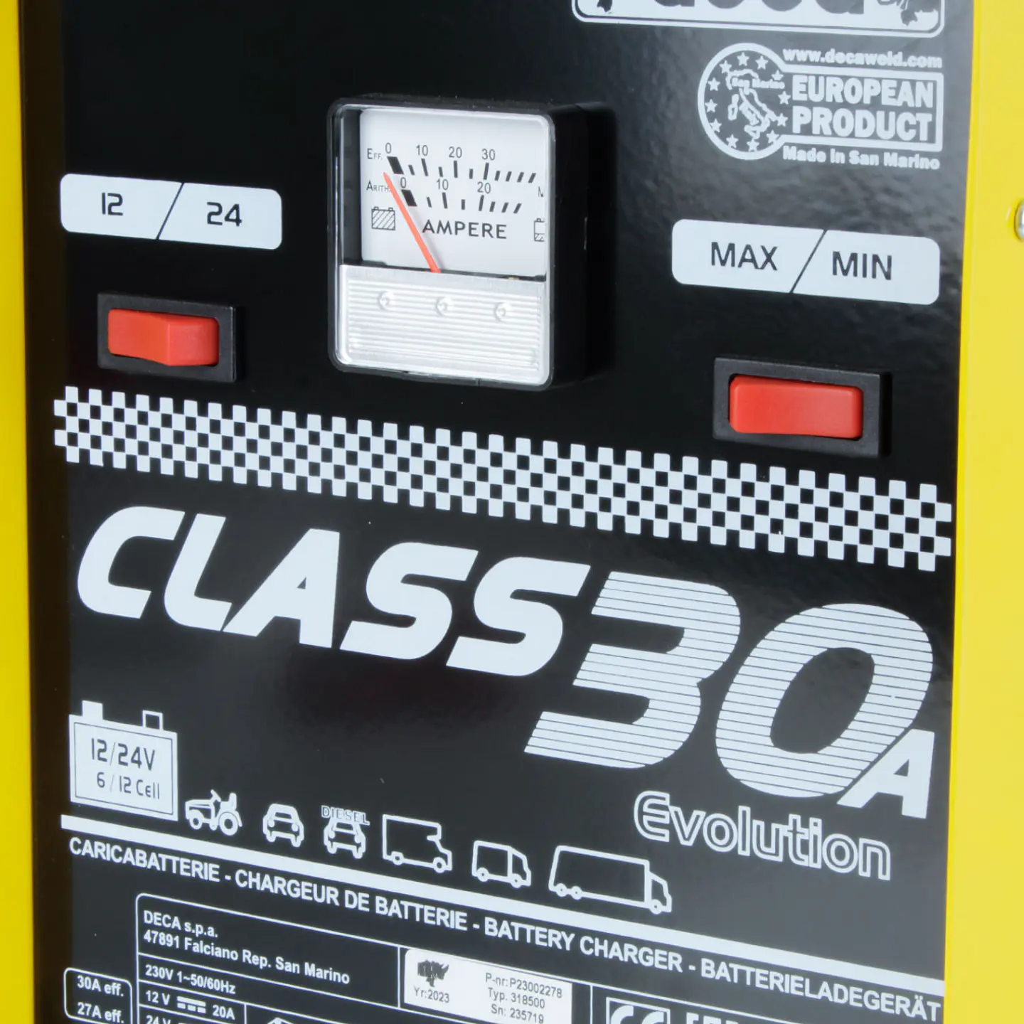 Cargador de baterías Deca Class 30 – 318500, 12/24 V 6