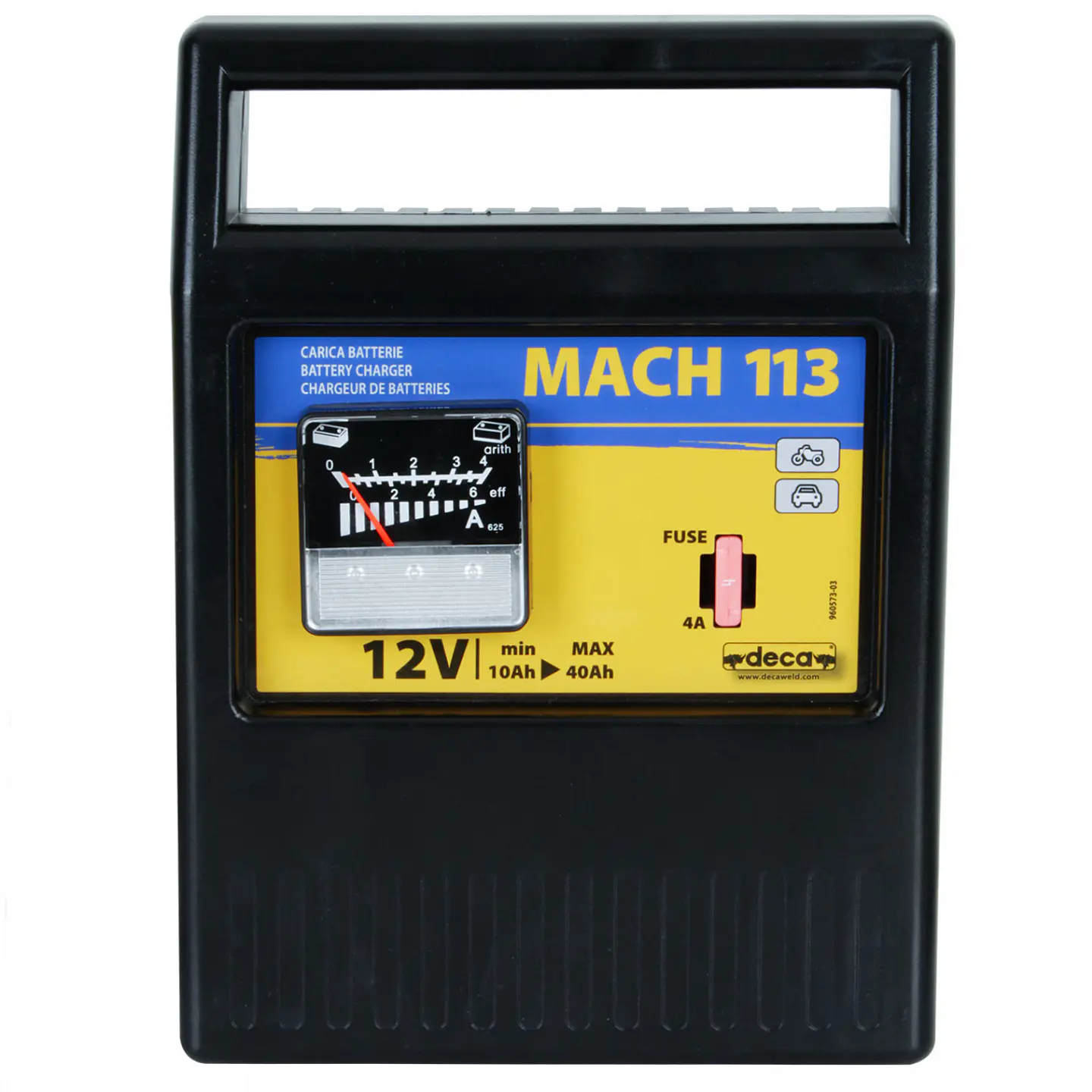 Cargador de baterías Deca Mach 214 – 302200, 6/12 V 3