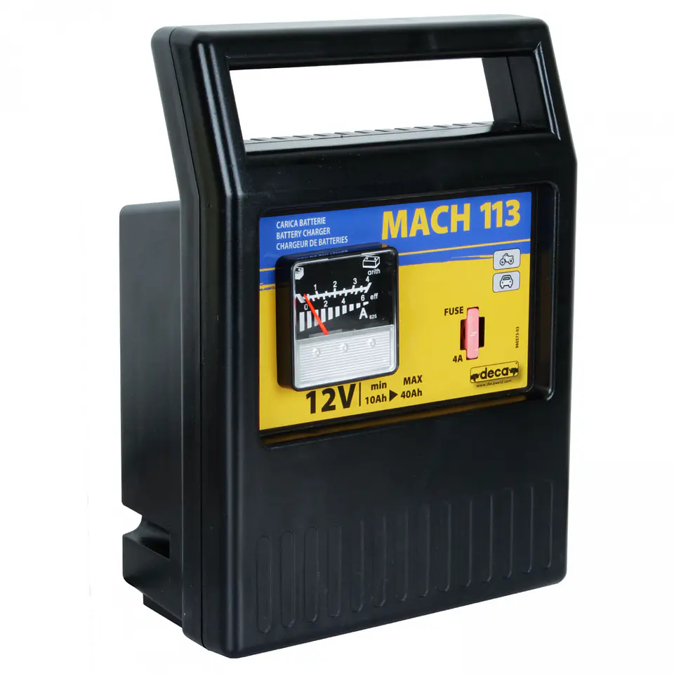 Cargador de baterías Deca Mach 214 – 302200, 6/12 V 4