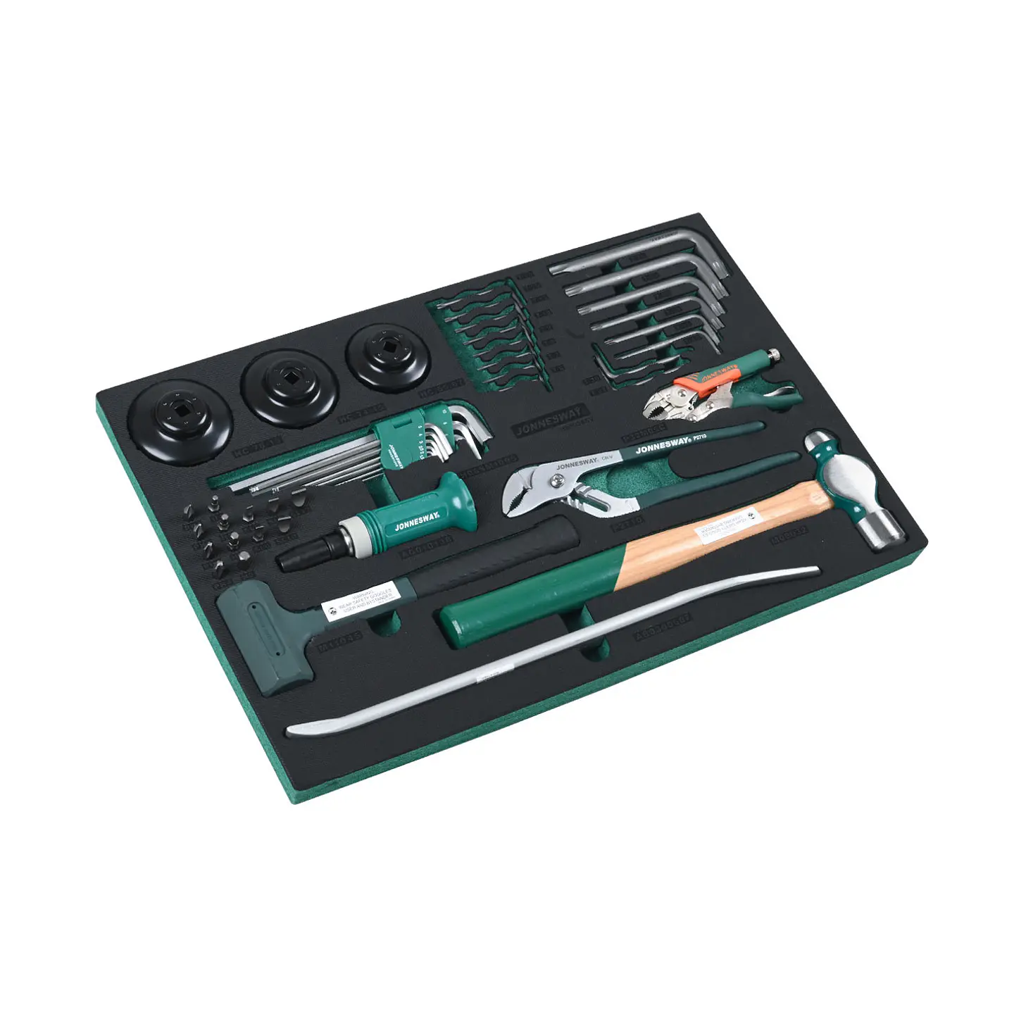 Bandeja de herramientas Jonnesway H08034SV – 34 piezas 2