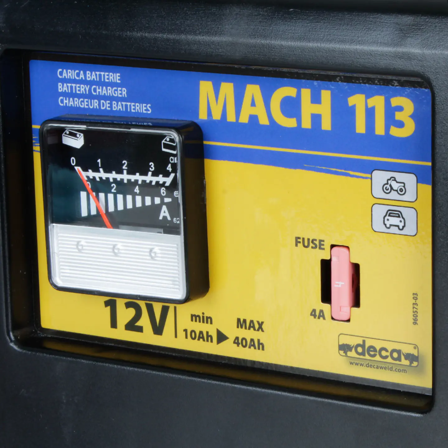 Cargador de baterías Deca Mach 214 – 302200, 6/12 V 6