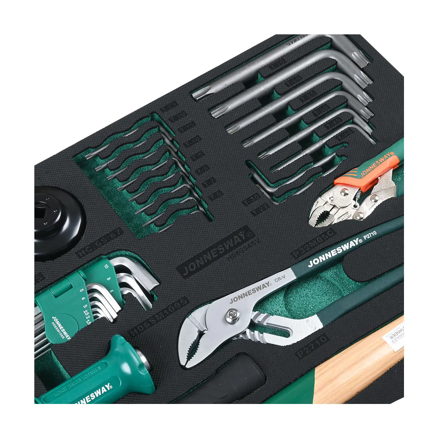 Bandeja de herramientas Jonnesway H08034SV – 34 piezas 5