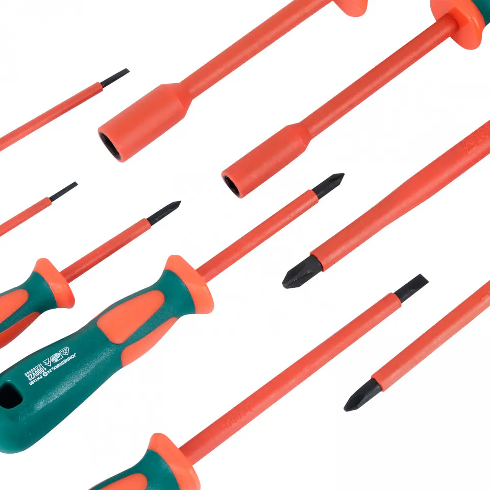 Bandeja de 18 destornilladores aislados Jonnesway DV4118SV – 1000 V 4