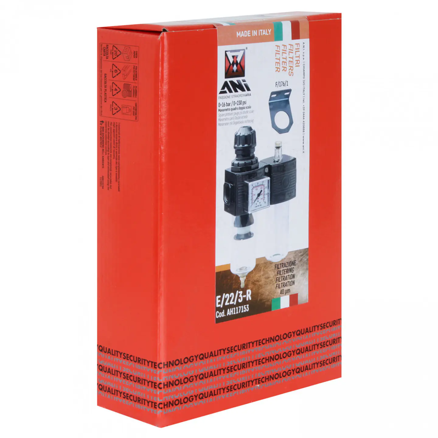Filtro regulador lubricador ANI AH117153 – 1/2 pulgada 5