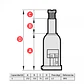 Gata hidráulica de botella MEGA BR5 – 5 toneladas - Miniatura 2