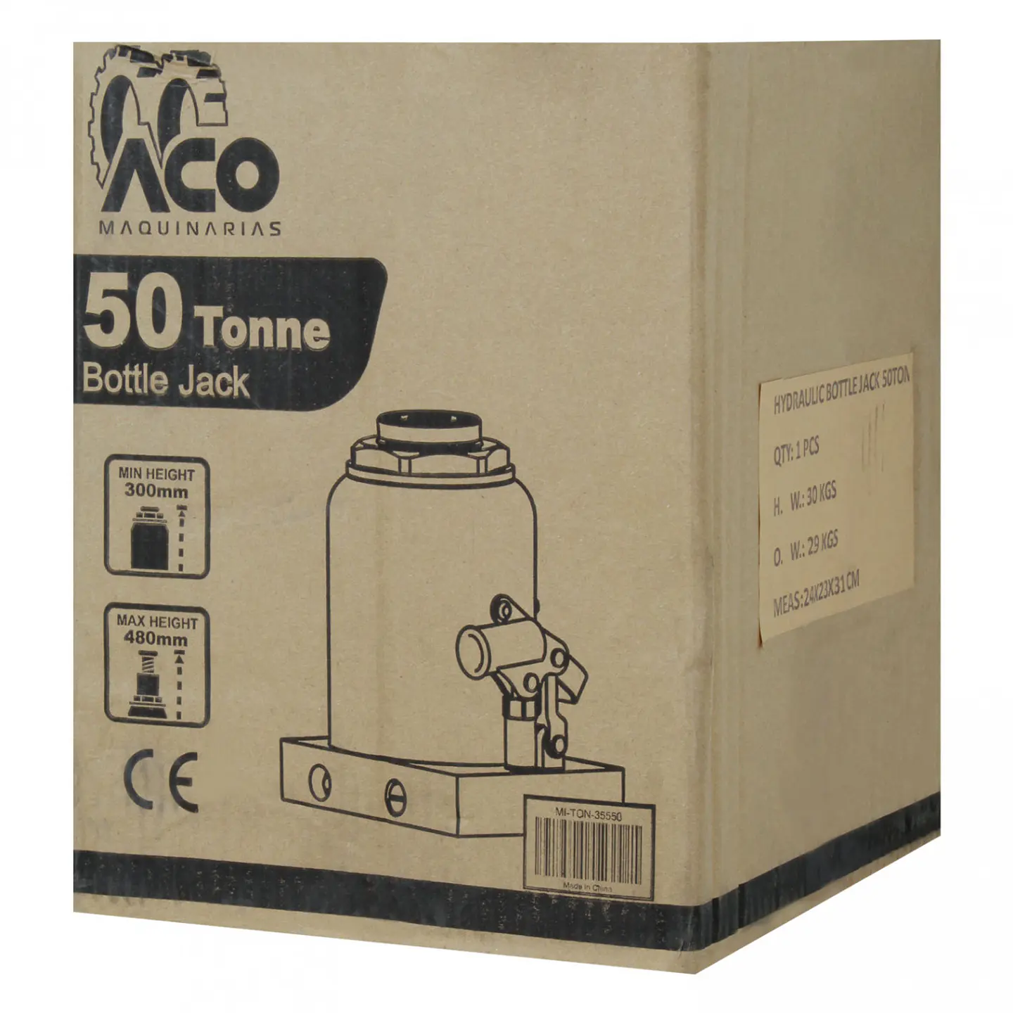 Gata hidráulica de botella ACO T95004 – 50 toneladas 9