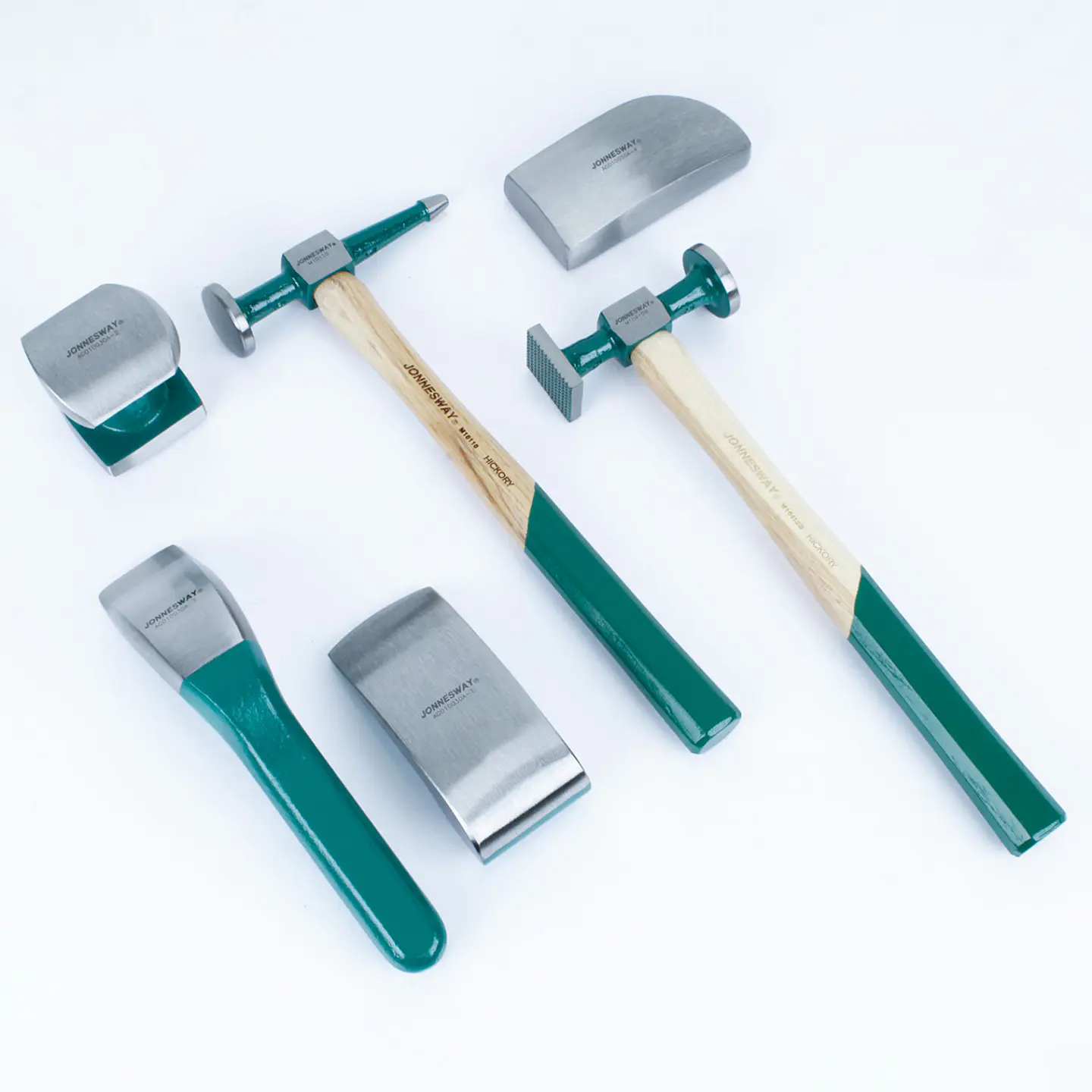 Kit de martillos desabolladores Jonnesway AG010030A – 6 piezas 2