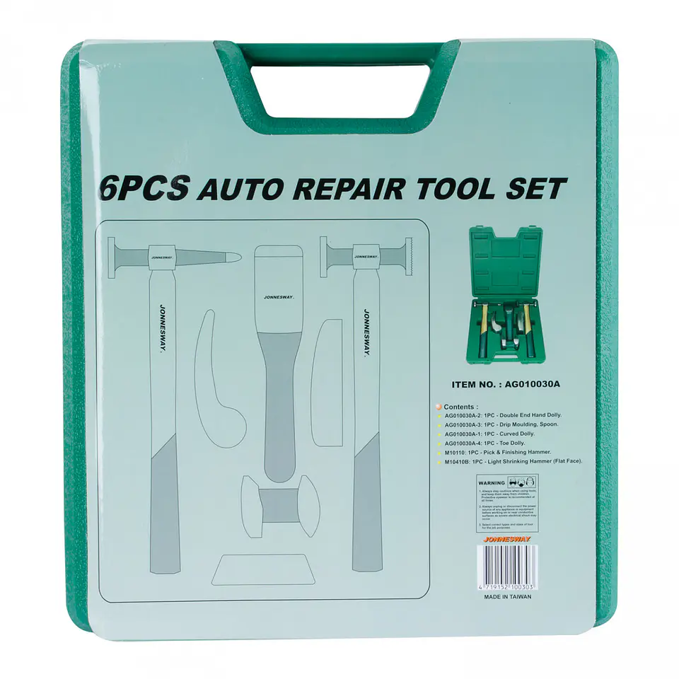 Kit de martillos desabolladores Jonnesway AG010030A – 6 piezas 13