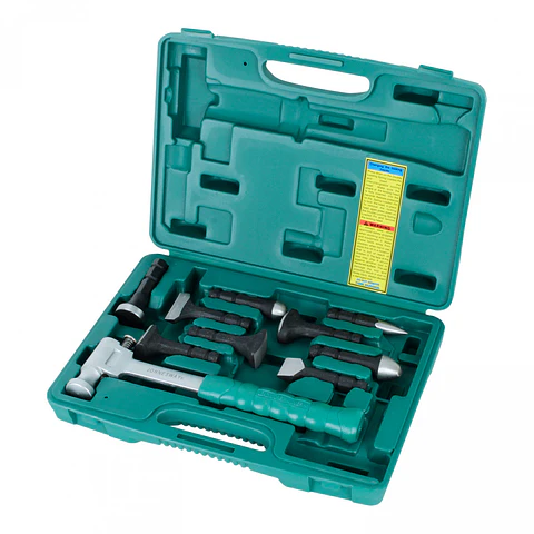 Juego de martillo desabollador Jonnesway AG010142 – 9 piezas