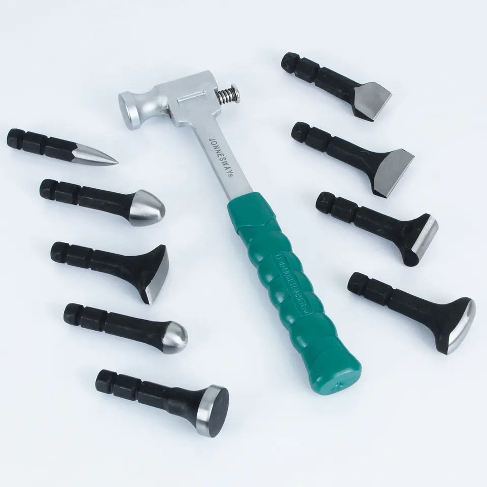 Juego de martillo desabollador Jonnesway AG010142 – 9 piezas 5