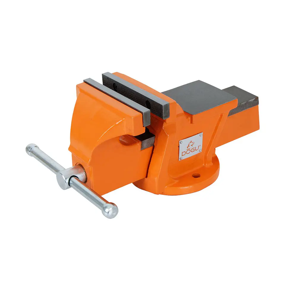 Tornillo de banco liviano fijo DOGU 0815 – 5 pulgadas 2