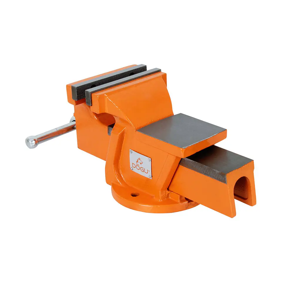 Tornillo de banco liviano fijo DOGU 0815 – 5 pulgadas 3