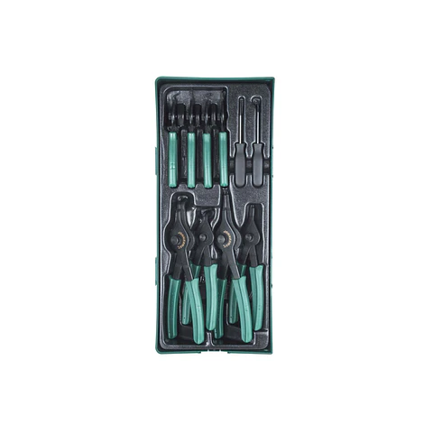 Juego de alicates para seguros Seeger Jonnesway AG010150SP – 10 piezas