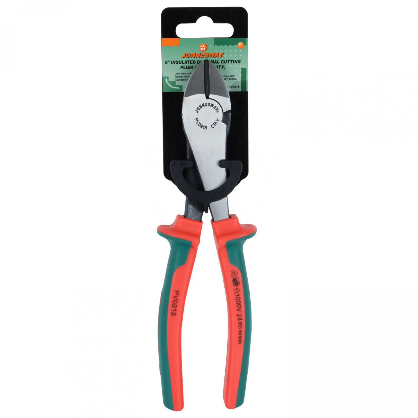 Alicate de corte diagonal aislado Jonnesway PV0918 – 8 pulgadas 5