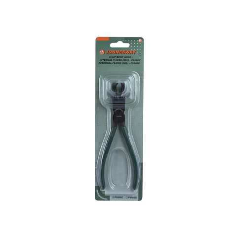 Alicate para seguros Seeger interior curvo Jonnesway P9508C – 8 1/2 pulgadas