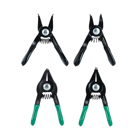 Juego de alicates miniatura para seguros Seeger Jonnesway AG010166 – 4 piezas