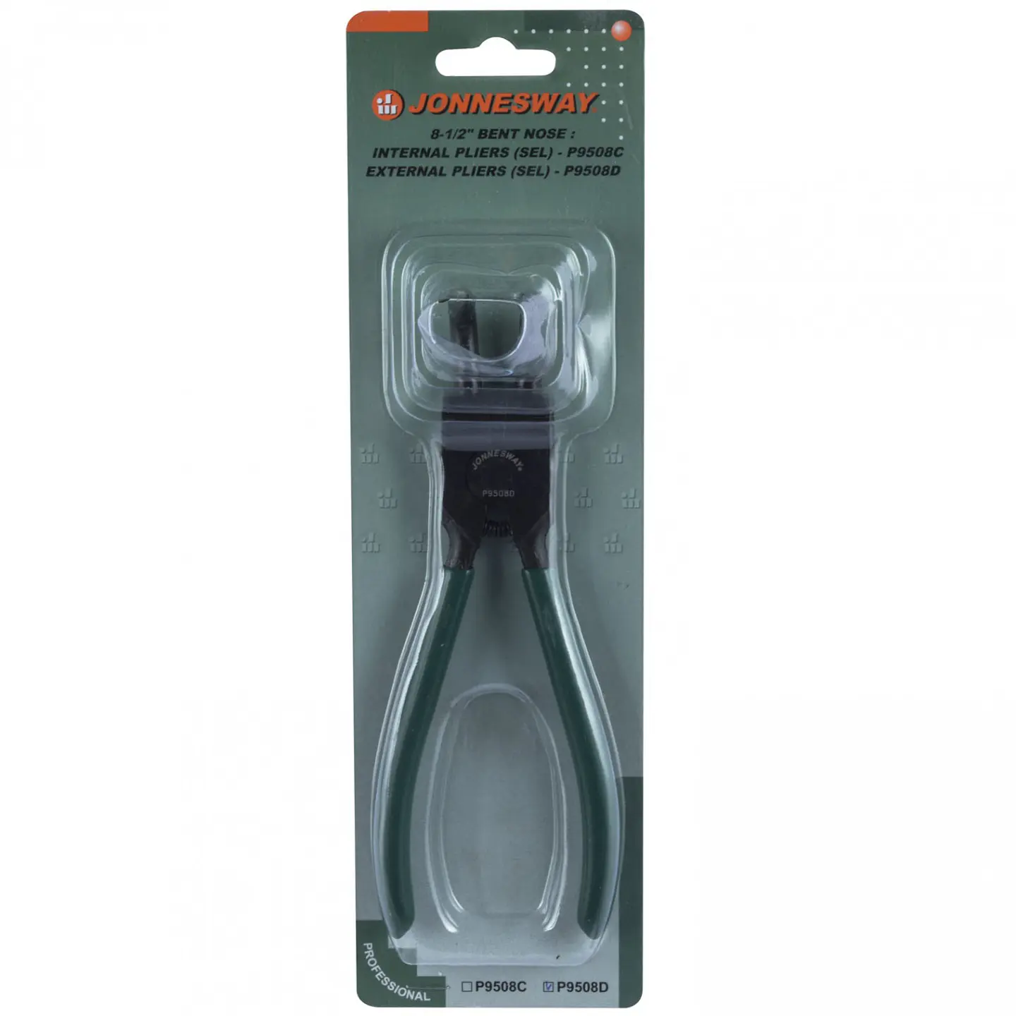 Alicate para seguros Seeger curvo Jonnesway P9508D – 8 1/2 pulgadas 7