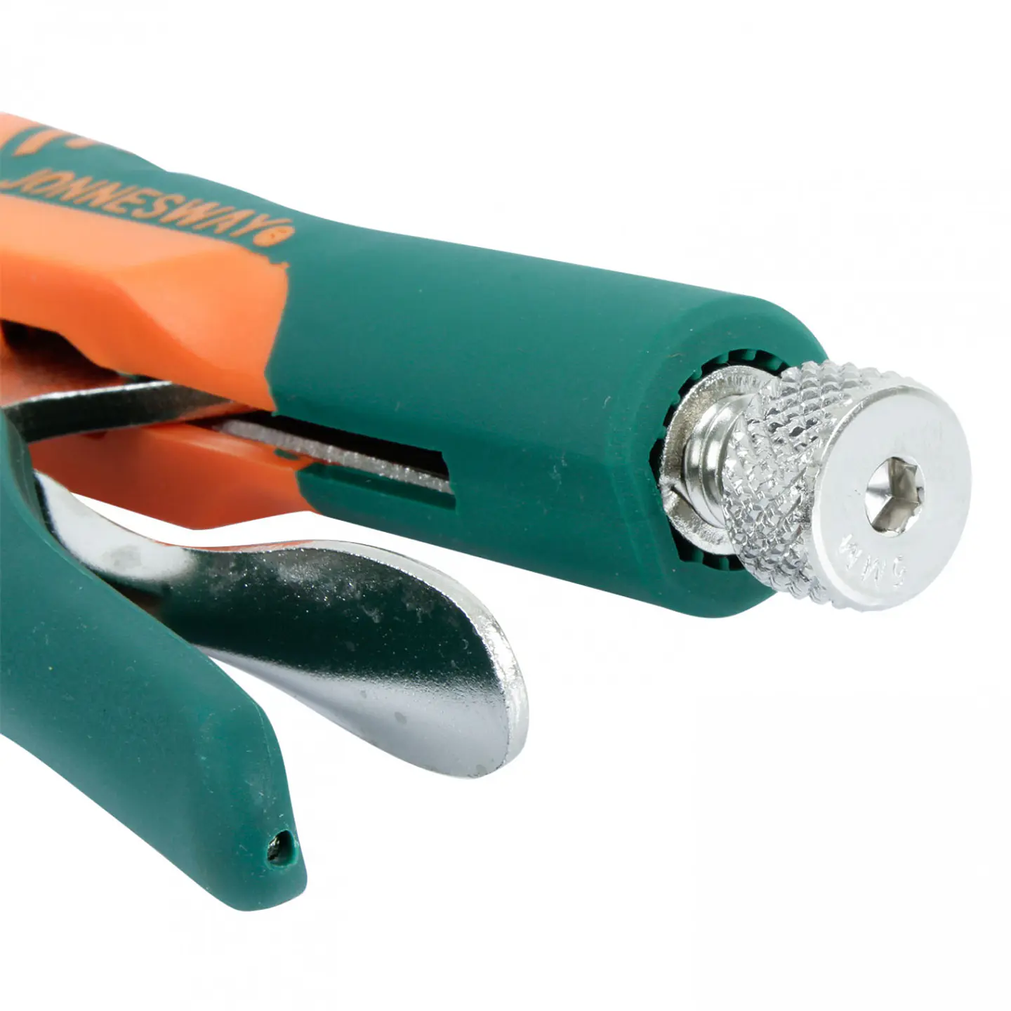 Alicate caimán curvo con cortador Jonnesway P32M10C – 10 pulgadas 7
