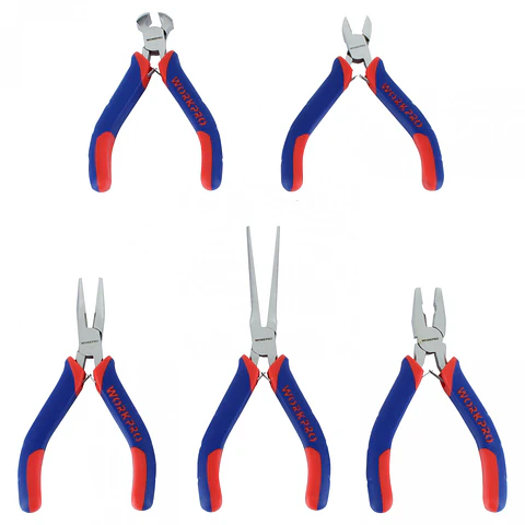 Juego de alicates miniatura WorkPro W001305WE – 5 piezas