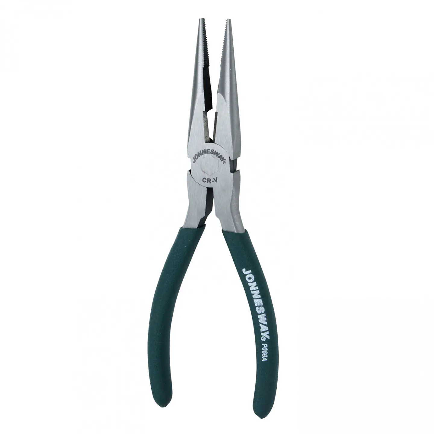 Alicate de punta larga con cortador Jonnesway P068A – 8 pulgadas 1