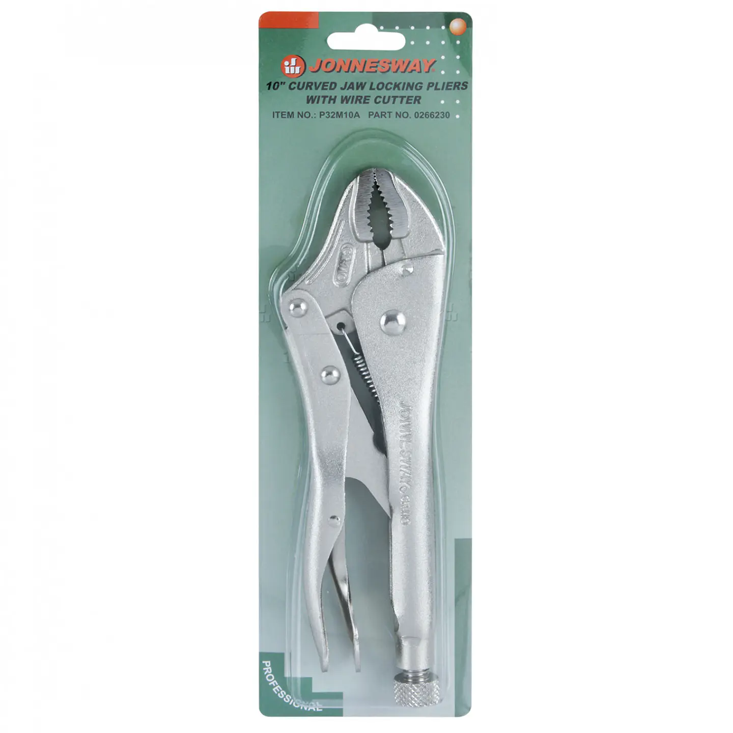 Alicate caimán curvo con cortador Jonnesway P32M10A – 10 pulgadas 5