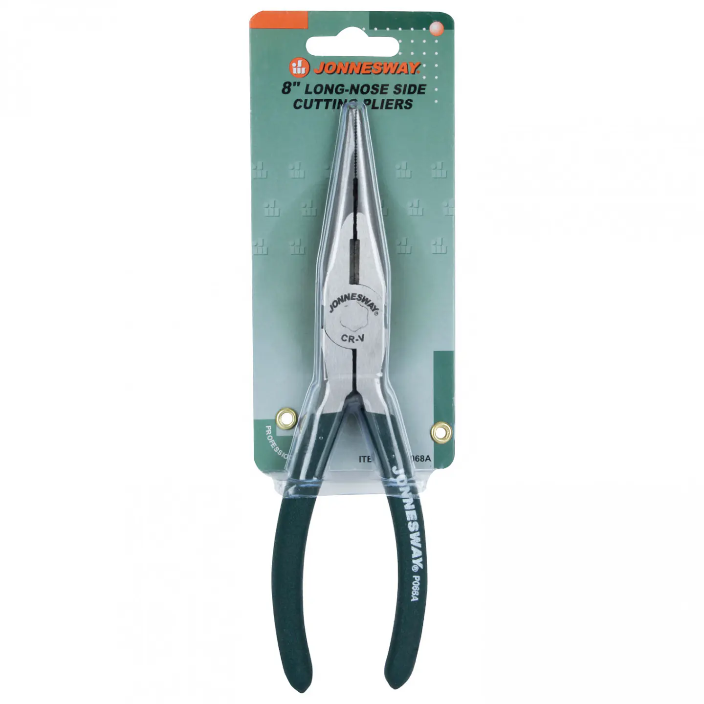 Alicate de punta larga con cortador Jonnesway P068A – 8 pulgadas 5