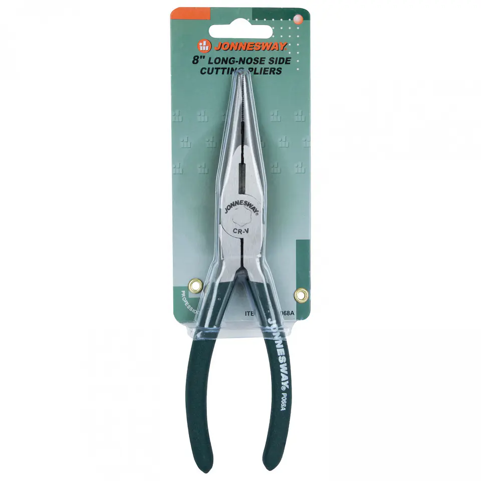 Alicate de punta larga con cortador Jonnesway P068A – 8 pulgadas 5