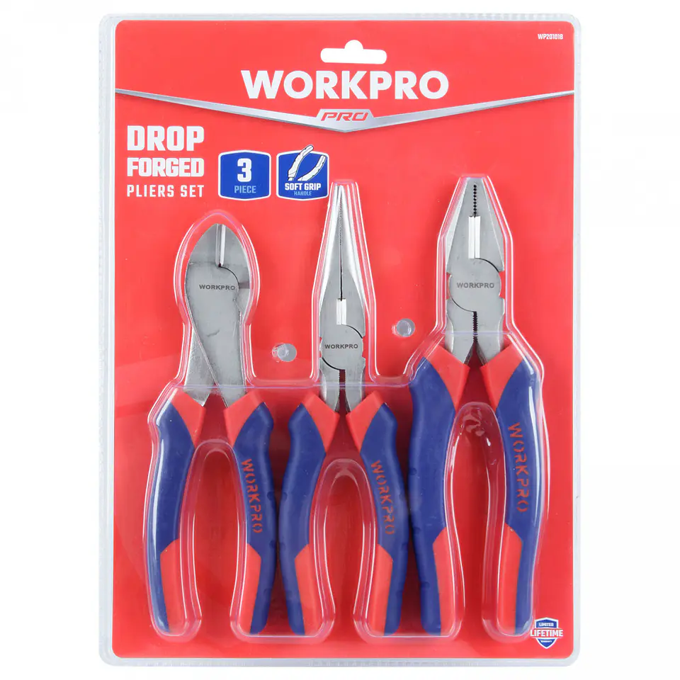 Juego de alicates WorkPro WP201018 – 3 piezas 5