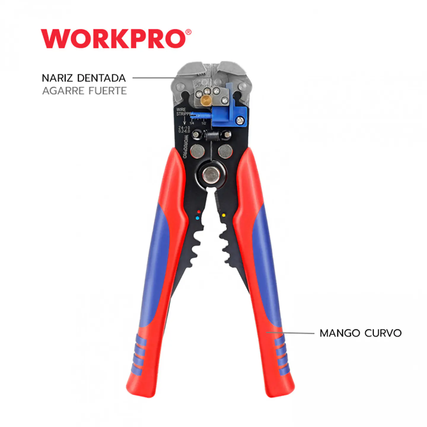 Alicate pelacables multiusos WorkPro WP291007 – 3 en 1 2