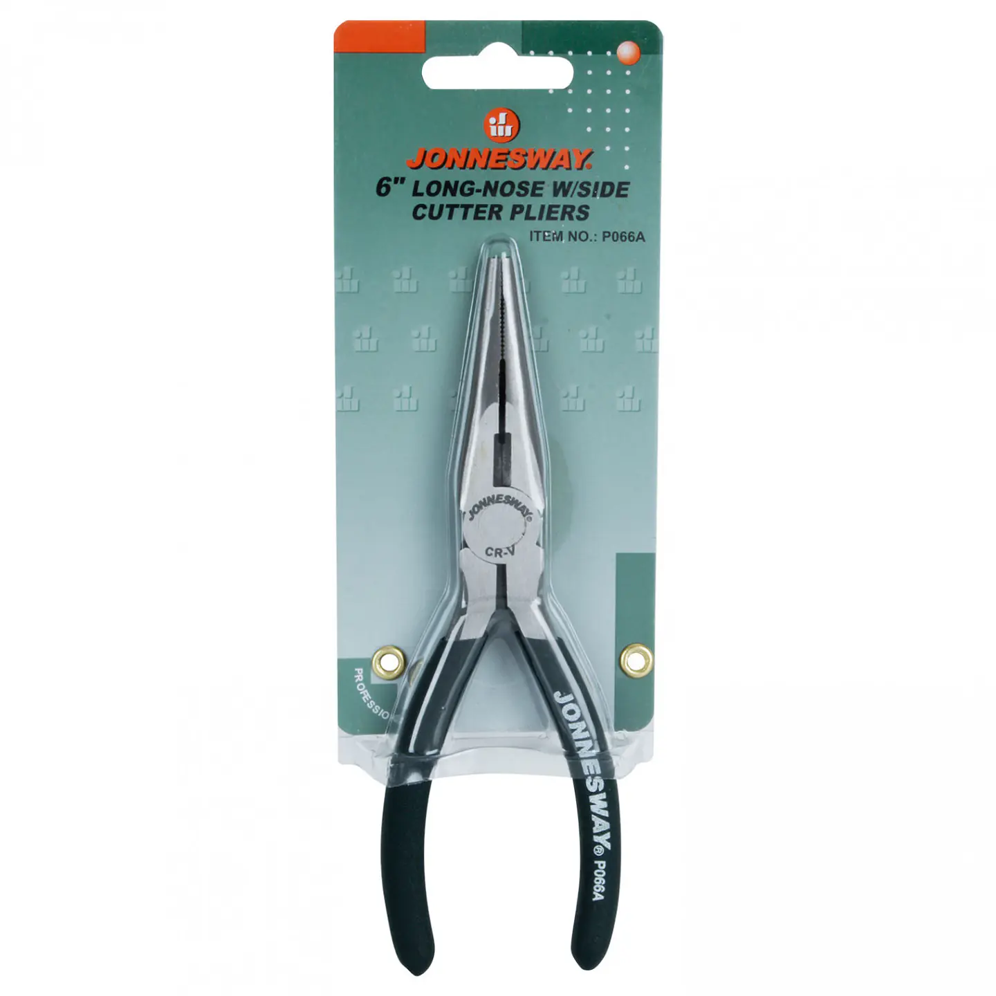 Alicate de punta larga con cortador Jonnesway P066A – 6 pulgadas 5