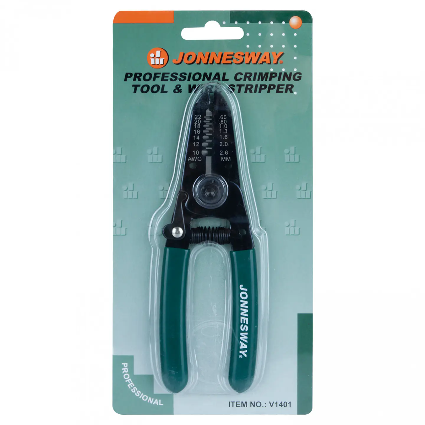 Alicate pelacables multifunción Jonnesway V1401 – 0,6 a 2,6 mm 5