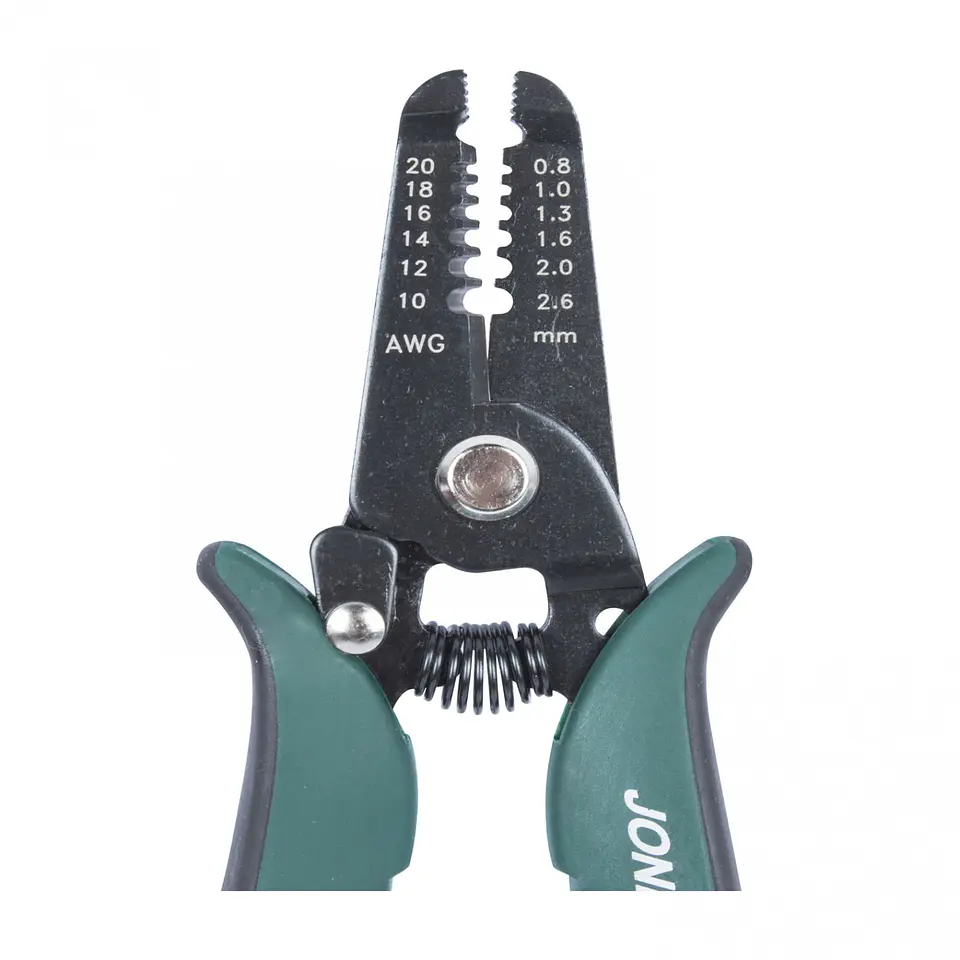 Alicate pelacables Jonnesway P9606B – 6 pulgadas, 0,8 a 2,6 mm 5