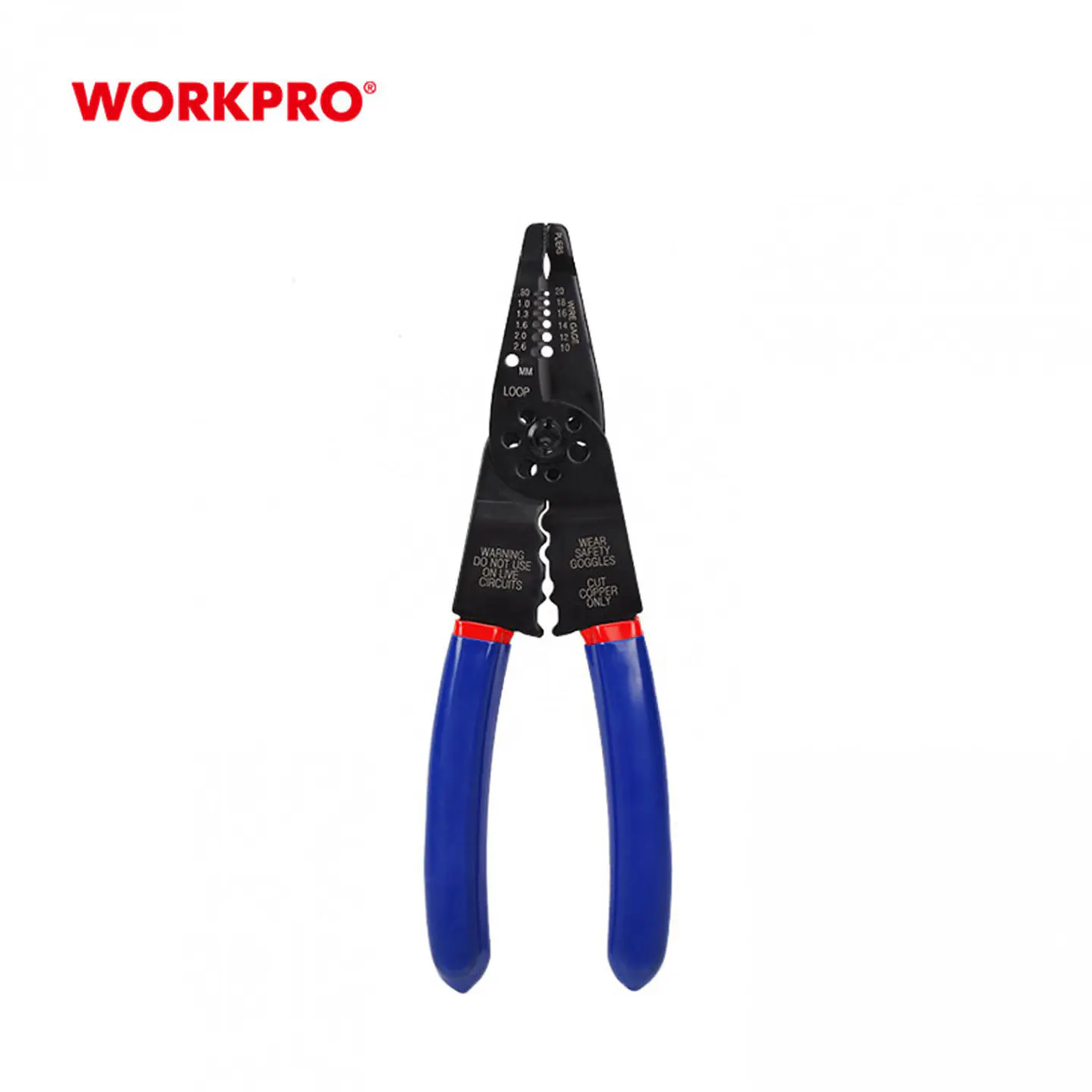 Alicate de punta larga pelacables WorkPro WP291003 – 200 mm 1