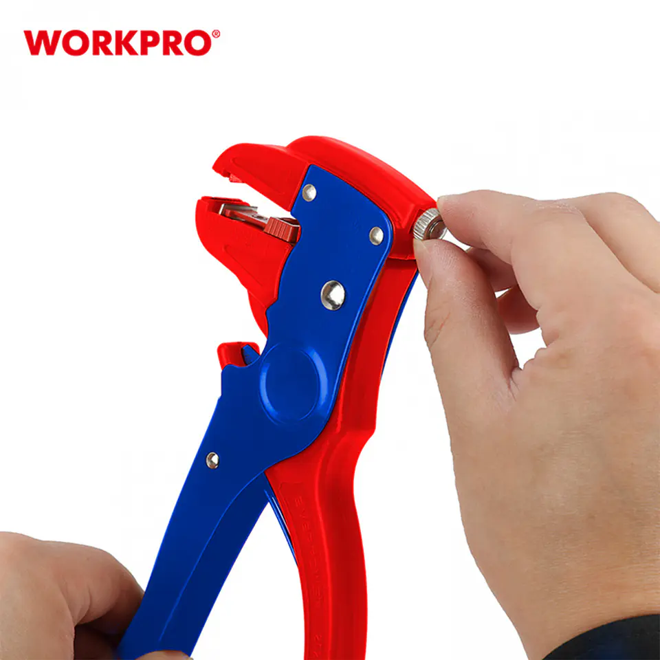 Alicate pelacables ajustable WorkPro WP291008 – 2 en 1 3
