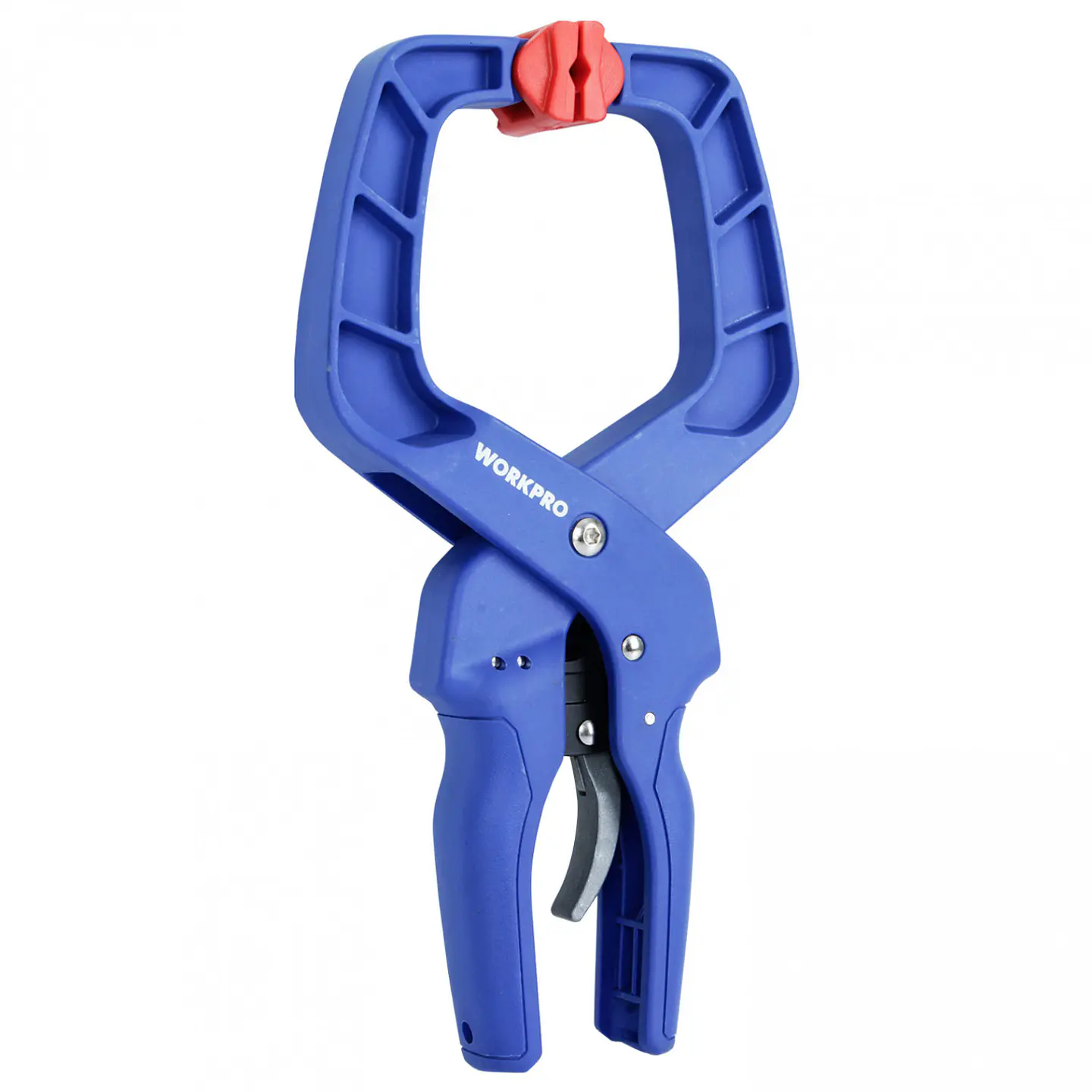 Prensa manual WorkPro W032042WE – 4 pulgadas, resorte con trinquete 1