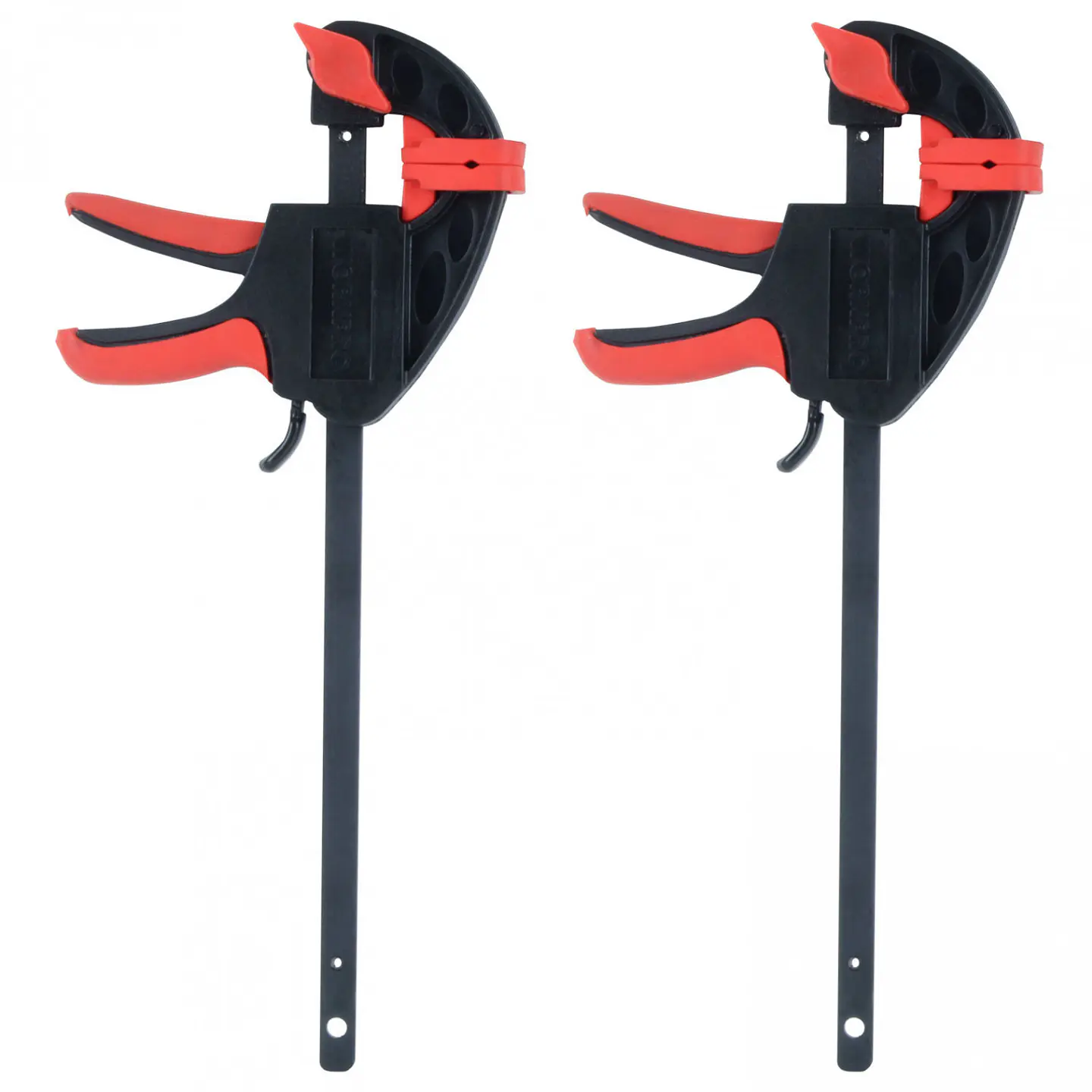 Set de 2 prensas sargento WorkPro – 4 pulgadas, liberación rápida 1
